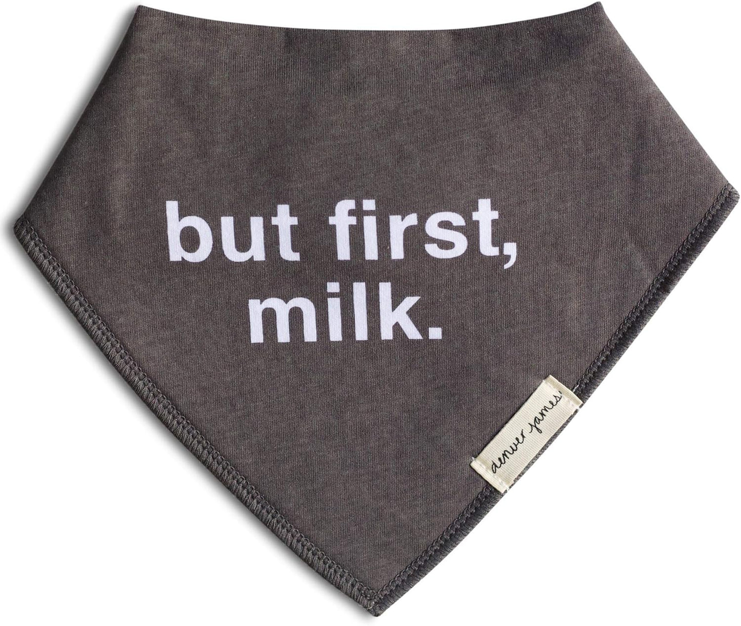 Denver James Bandana Feeding Drool Baby Bib I Soft Organic Cotton I Fleece Back