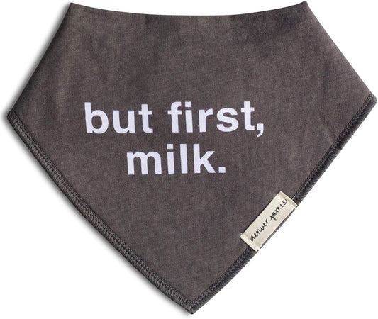 Denver James Bandana Feeding Drool Baby Bib I Soft Organic Cotton I Fleece Back