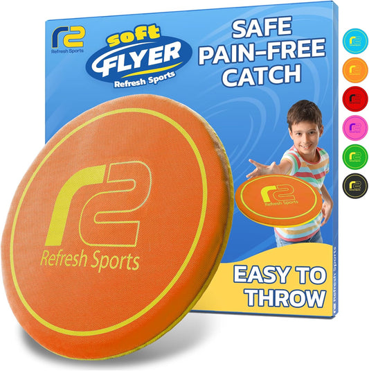 Fun Flying Toy for Kids, Teens & Adults - Beach Soft Disc - Durable Design Floats On Water - Use As A Pool Toy & Water Activity - Outdoor Toys & Stocking Stuffer Gifts For Kids All Ages Boys & Girls