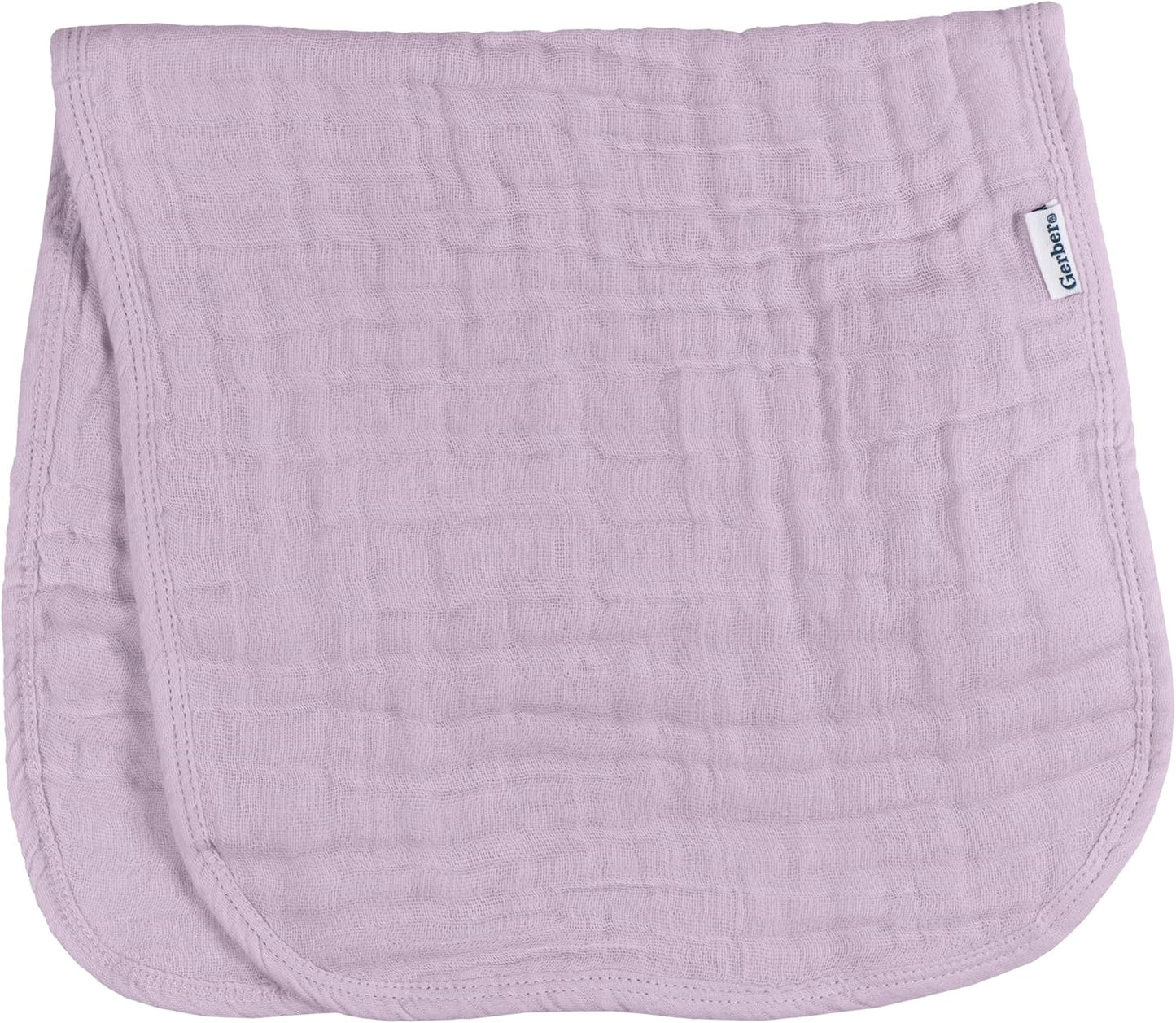 Gerber Baby Unisex Muslin Burp Cloths 6-Pack, Multi Rainbow, Large Size 20" x 10"
