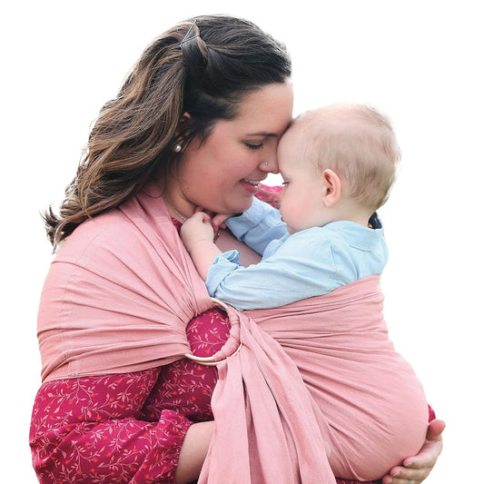 Nalakai Luxury Ring Sling Baby Carrier, Soft Linen Blend Baby Sling, Baby Wrap, Wear Your Little One Close to Your Heart, Comfort, Style