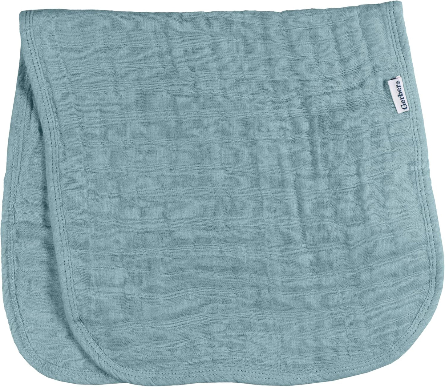 Gerber Baby Unisex Muslin Burp Cloths 6-Pack, Multi Rainbow, Large Size 20" x 10"