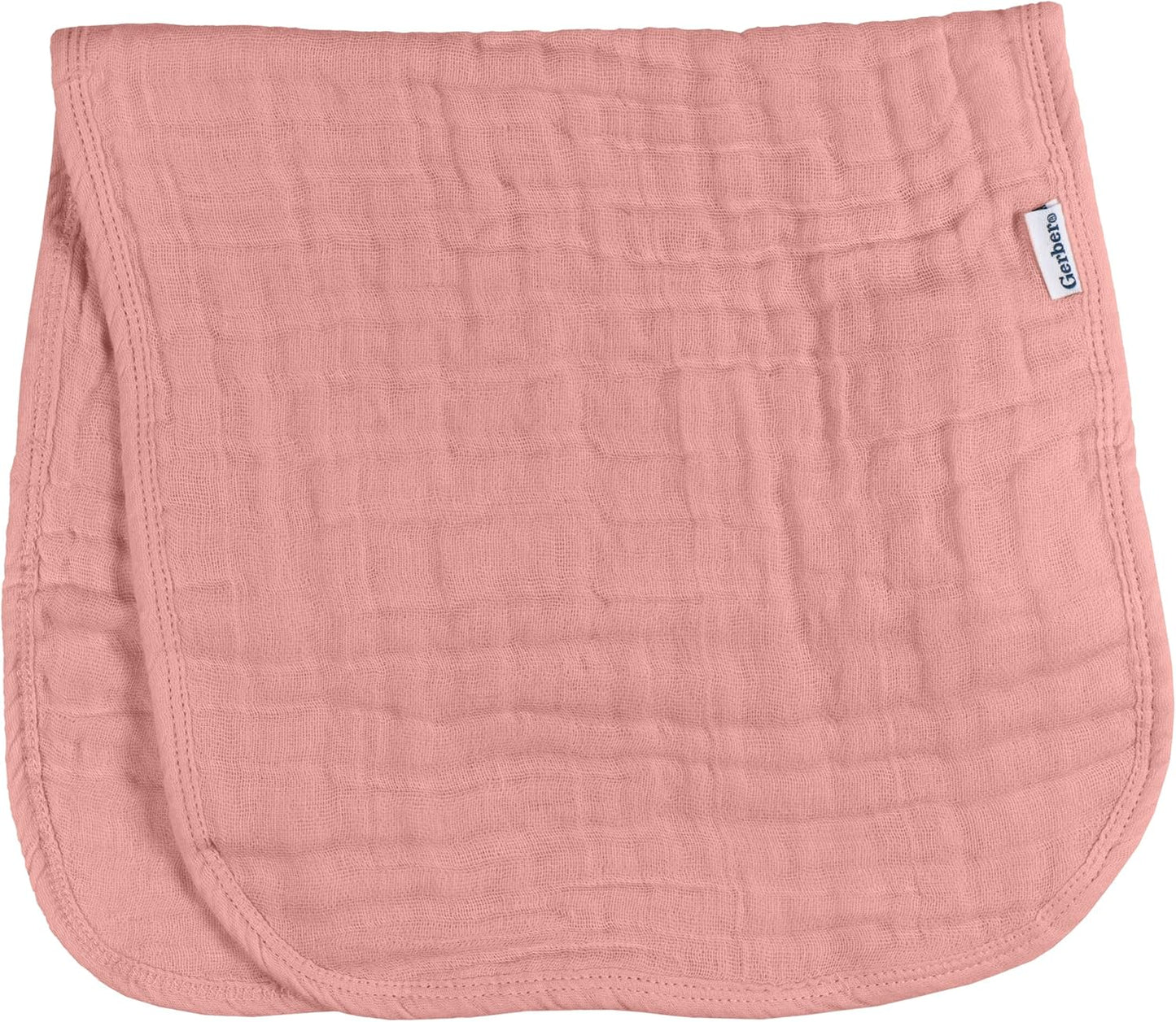 Gerber Baby Unisex Muslin Burp Cloths 6-Pack, Multi Rainbow, Large Size 20" x 10"