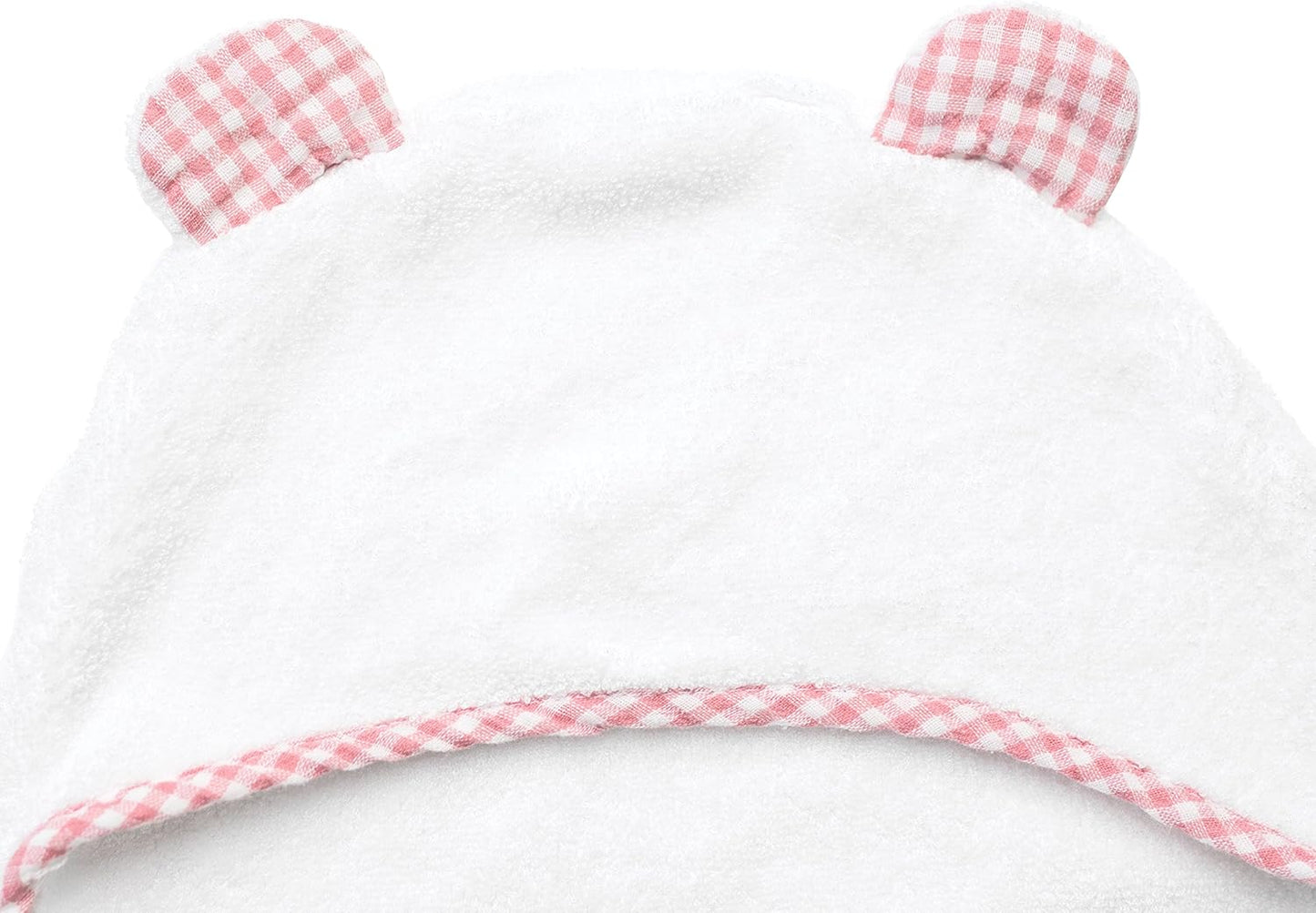 Channing & Yates Premium Boutique Baby Towels for Girls - Hooded Girl Towel & Washcloth Set - Organic Viscose Made from Bamboo Baby Towels with Hood - Baby Girl Bath Towels (Pink)