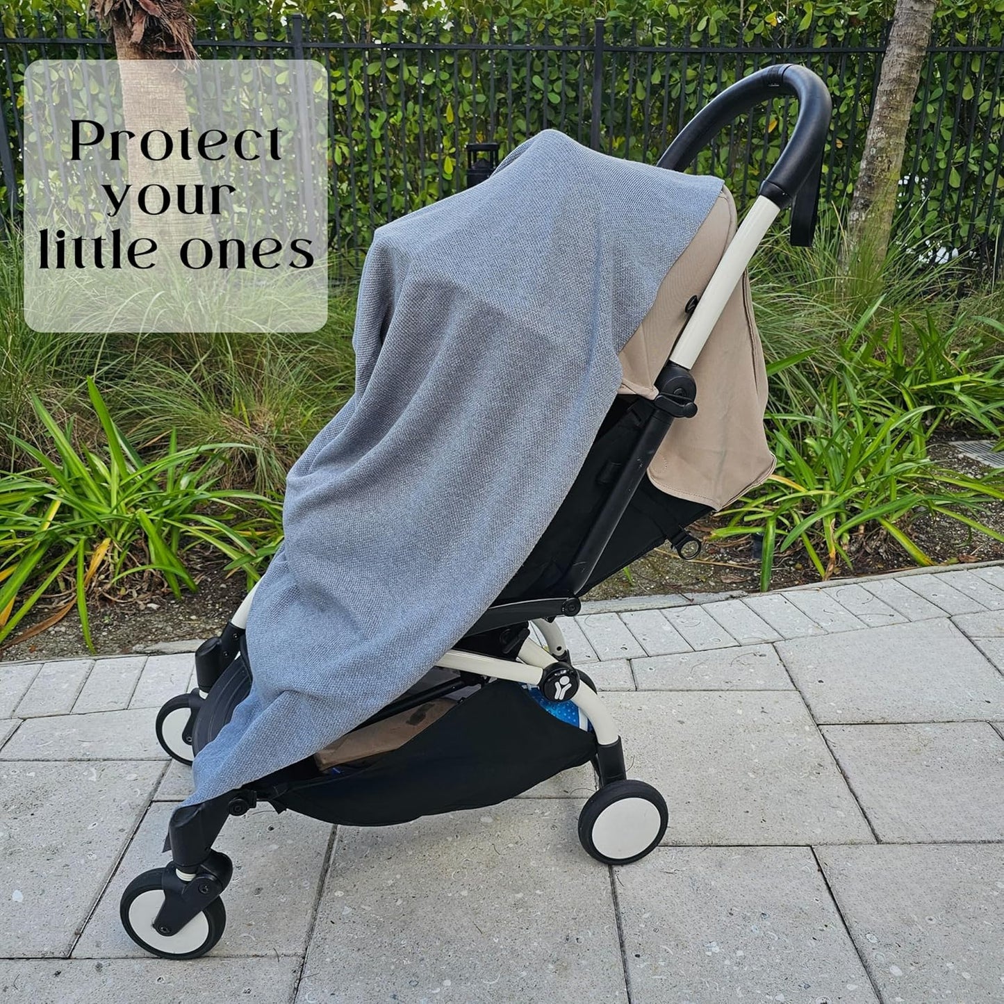 Little Rou Peekaboo Knit Breathable Nursing Cover Up For Breastfeeding - Soft Organic Cotton & Cashmere Breast Feeding Covers For Women - Privacy Feature - Includes Mesh Laundry Bag (Grey)