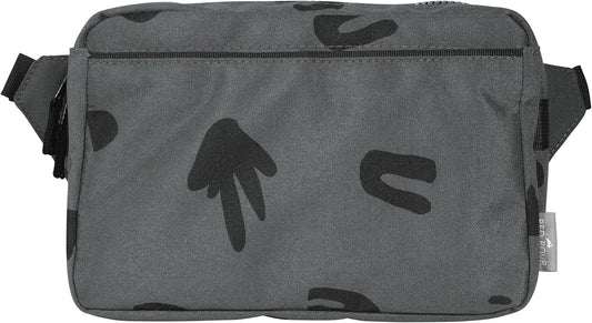 Red Rovr Everyday Joey Belt Bag | Organization & Zipper pockets |Adjustable Strap for All Ages (Charcoal Doodle)