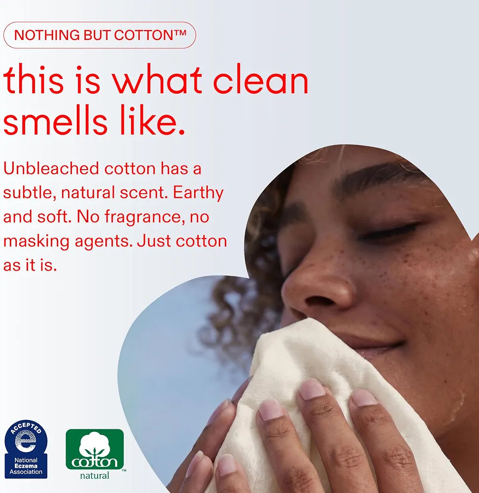Raan, 100% Cotton TRAVEL PACKS Baby & Toddler Wipes, Unbleached, 99% Purified Water, Fragrance Free, EWG verified, Made for Sensitive Skin, Naturally Soft and Durable, 4 TRAVEL-PACK, 40 Count